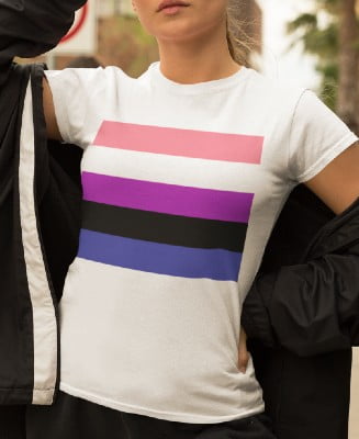 Genderfluid Pride Flag Tee